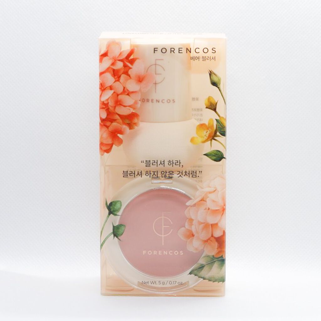 ベアブラッシャー パフ付き/フォレンコス/パウダーチークを使ったクチコミ(8枚目)