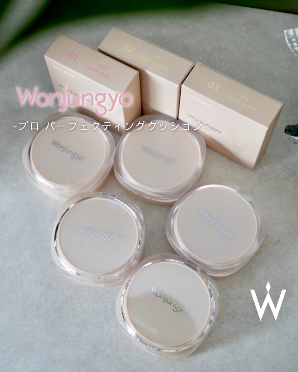 ウォンジョンヨ プロ パーフェクティングクッション カバー/Wonjungyo/クッションファンデーションを使ったクチコミ(1枚目)