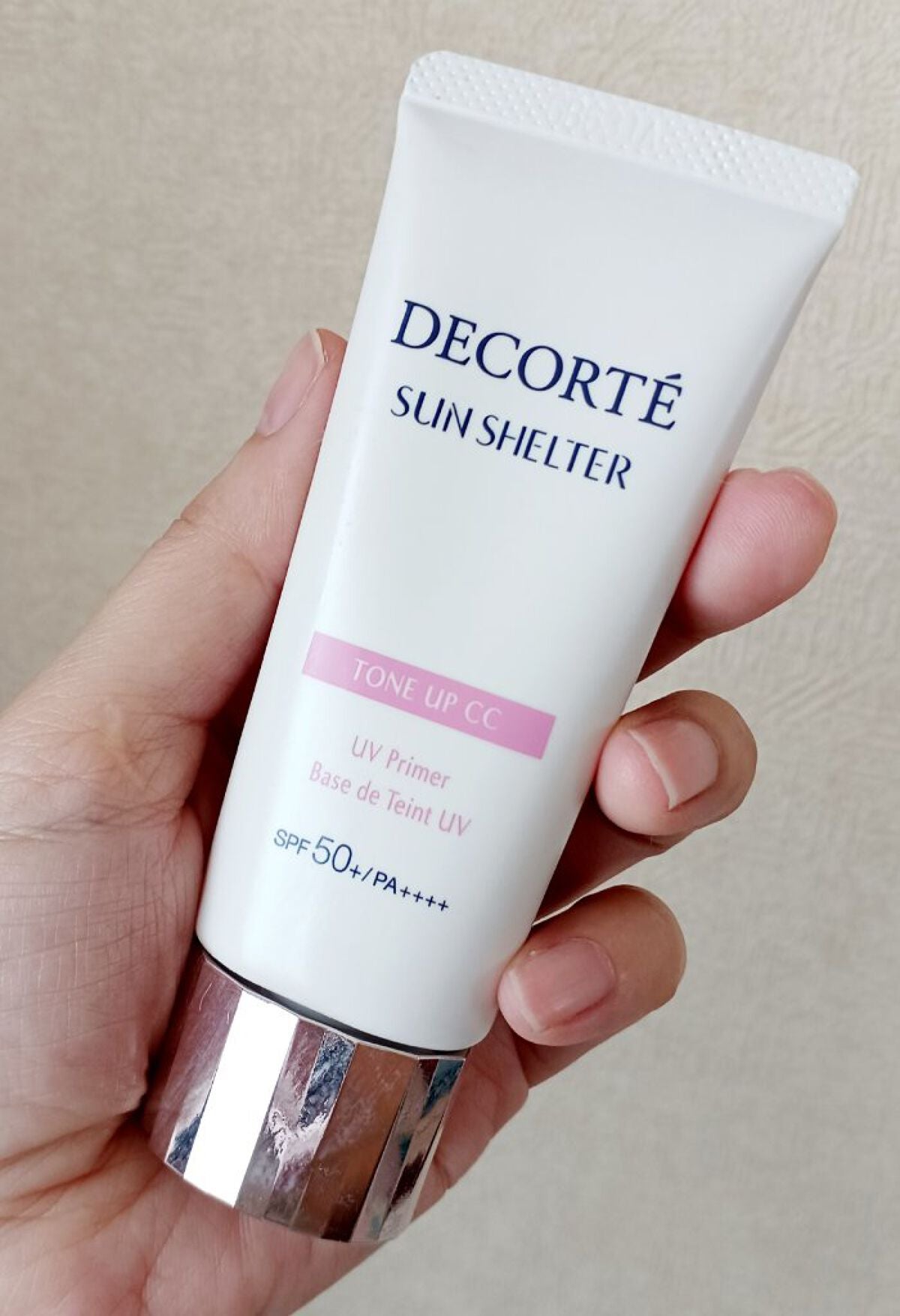 サンシェルター トーンアップCC/DECORTÉ/CCクリームを使ったクチコミ(1枚目)