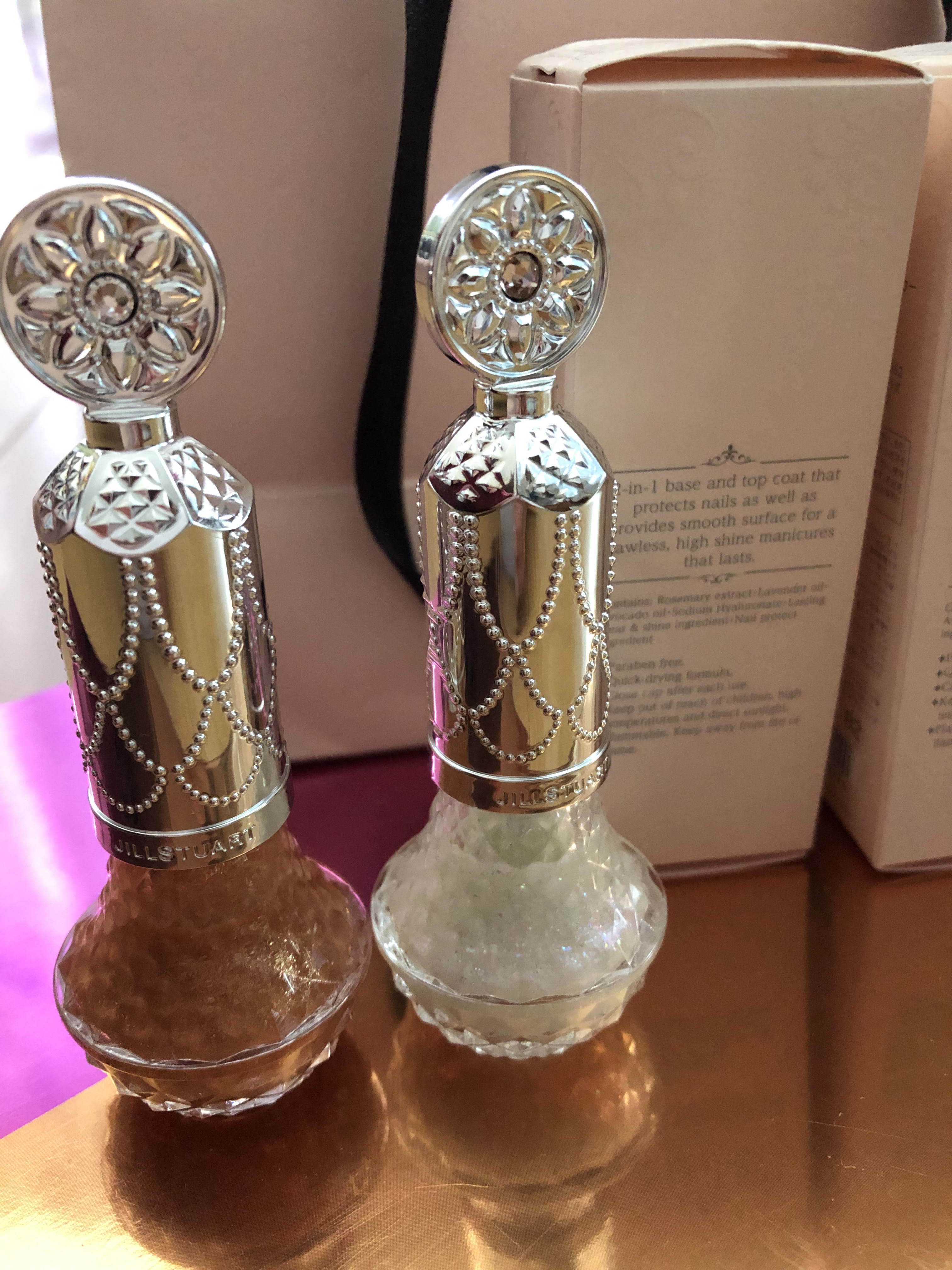 カラー ベース＆トップコート /JILL STUART/オールインワンネイルを使ったクチコミ（2枚目）