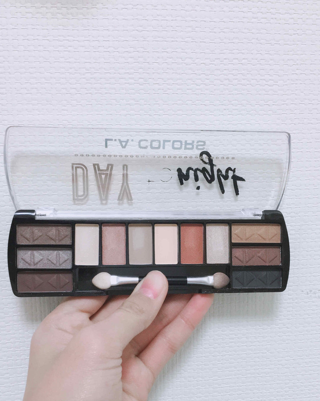 DAY TO NIGTHT la.colorsアイシャドウ/サンキューマート/アイシャドウパレットを使ったクチコミ（2枚目）