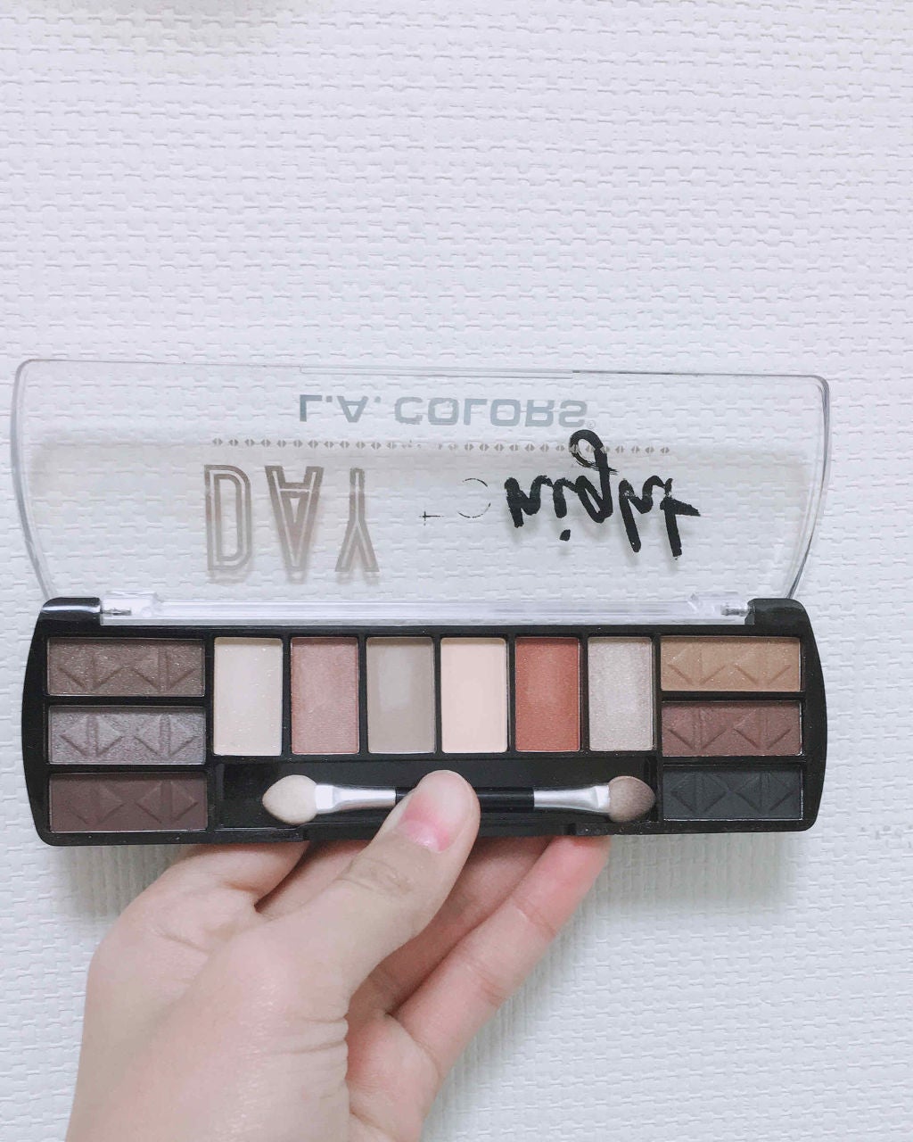 DAY TO NIGTHT la.colorsアイシャドウ/サンキューマート/アイシャドウパレットを使ったクチコミ(2枚目)