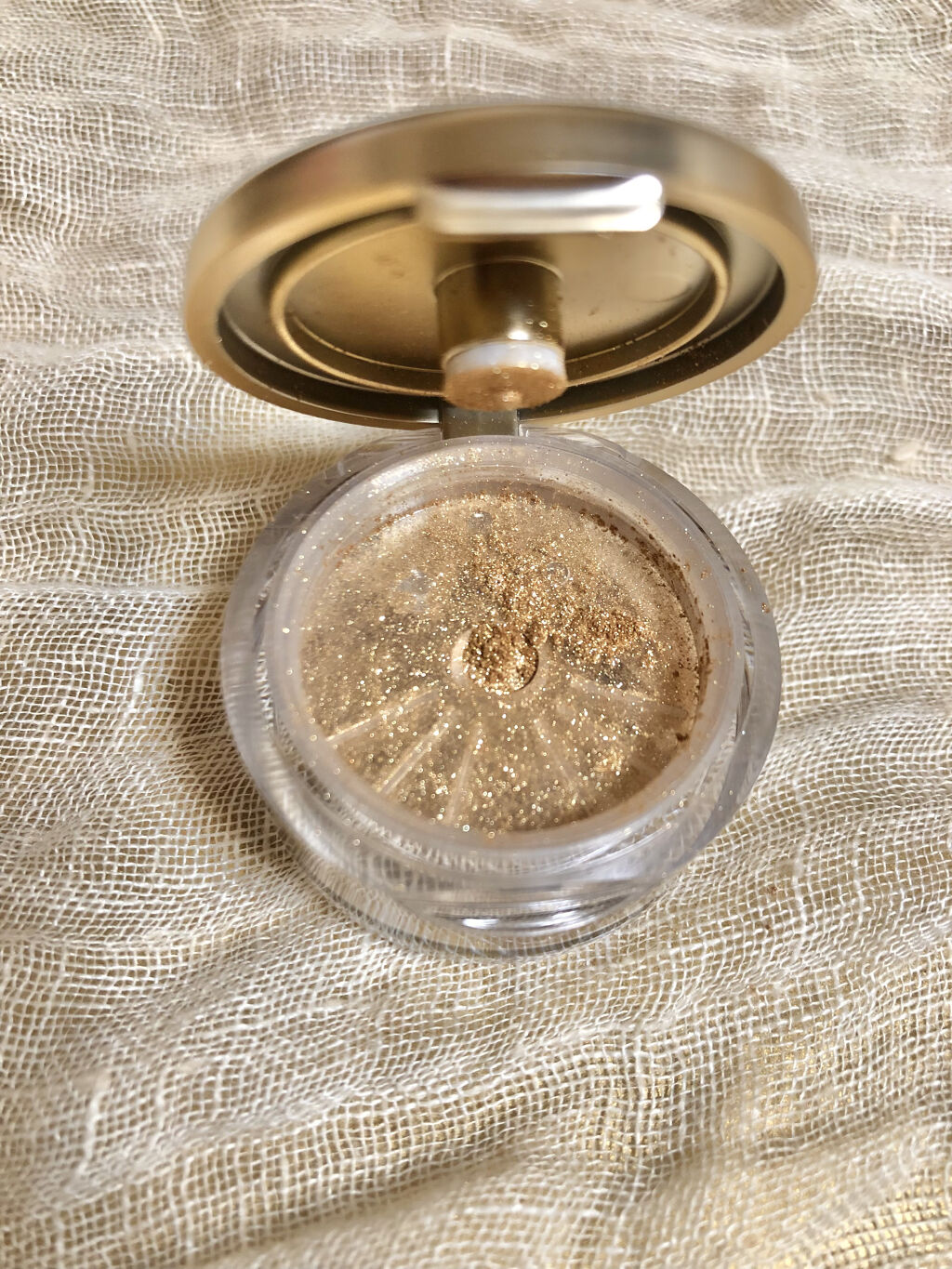 ミネラルピグメント ジンジャー/ONLY MINERALS/単色アイシャドウを使ったクチコミ（2枚目）