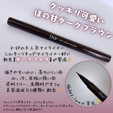 シルキーリキッドアイライナーWP/D-UP/リキッドアイライナーを使ったクチコミ(2枚目)