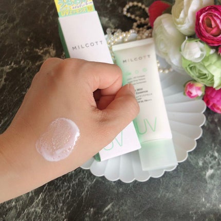 CICA Mild Sun Essensce/MILCOTT/日焼け止めクリームを使ったクチコミ(4枚目)