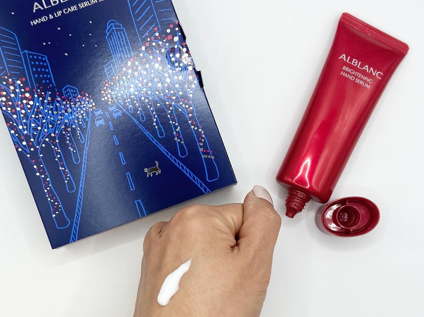 ハンド&リップ セラム セット/ALBLANC/その他キットセットを使ったクチコミ(2枚目)