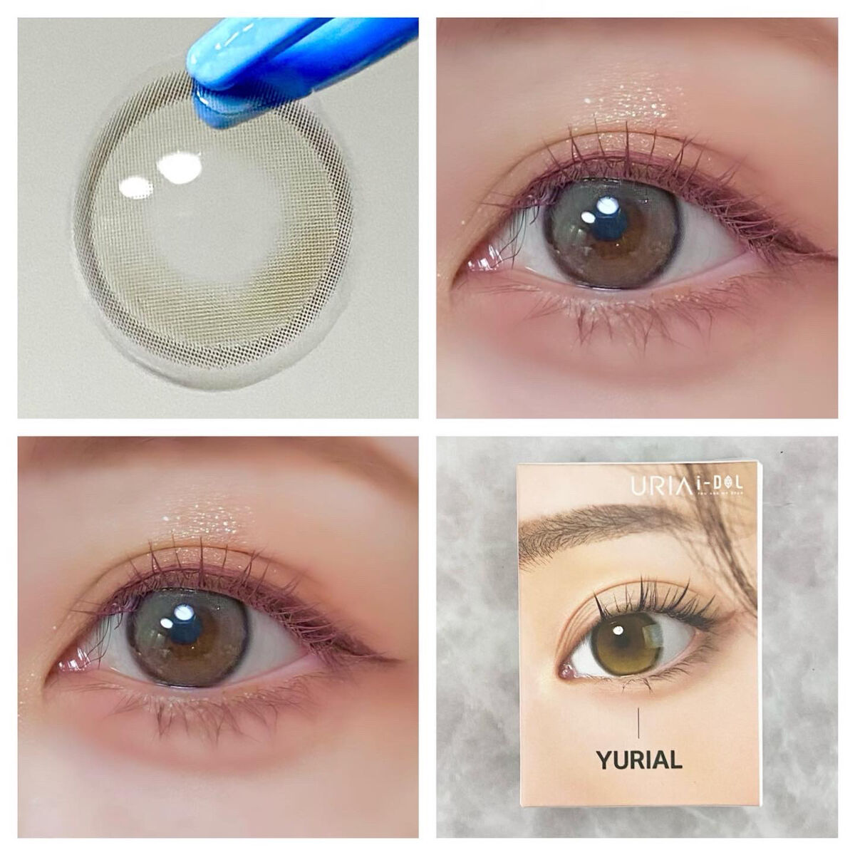 YURIAL Monthly/i-DOL/カラーコンタクトレンズを使ったクチコミ（1枚目）