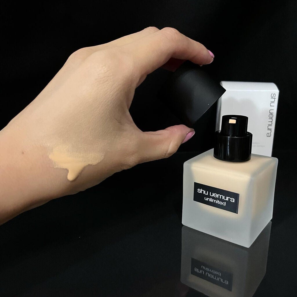 (旧)アンリミテッド ラスティング フルイド/shu uemura/リキッドファンデーションを使ったクチコミ(3枚目)