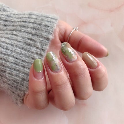 グロッシーコート/スキューズミー/オールインワンネイルを使ったクチコミ(2枚目)