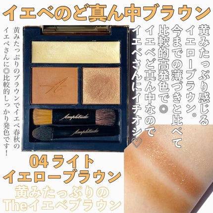 コンスピキュアス アイズ/Amplitude/アイシャドウパレットを使ったクチコミ(5枚目)