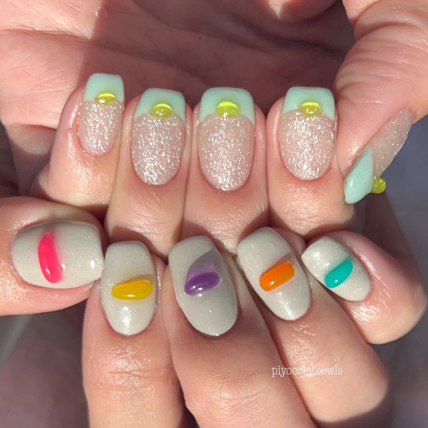 ぴよこれいと  あうるす on LIPS 「ネイル工房さん( @nailkoubou)より、青年Bさん(@..」(2枚目)