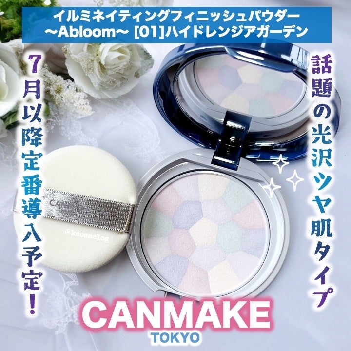 イルミネイティングフィニッシュパウダー ~Abloom~/キャンメイク/プレストパウダーを使ったクチコミ(1枚目)