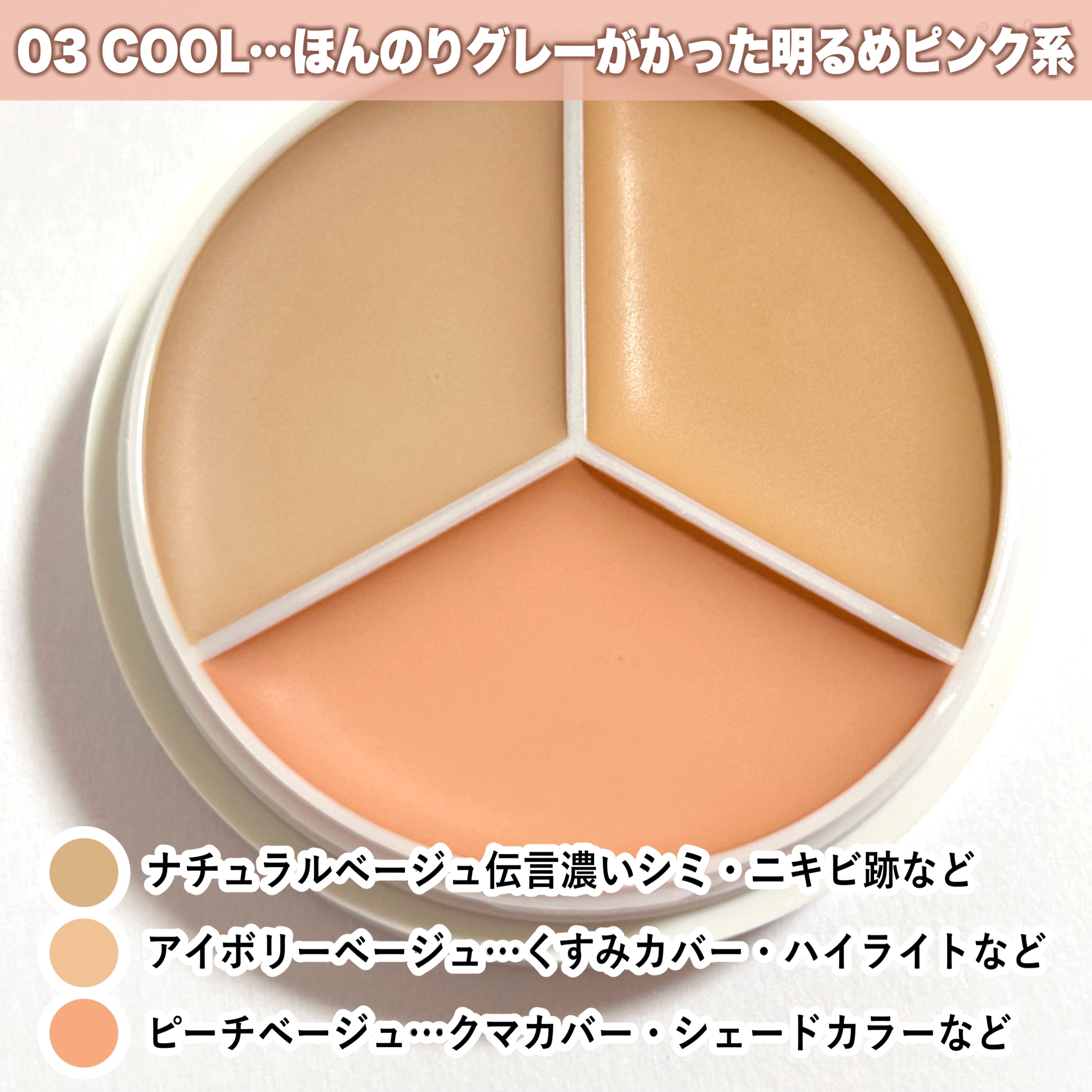 カバーアッププロコンシーラー/TFIT/パレットコンシーラーを使ったクチコミ（3枚目）