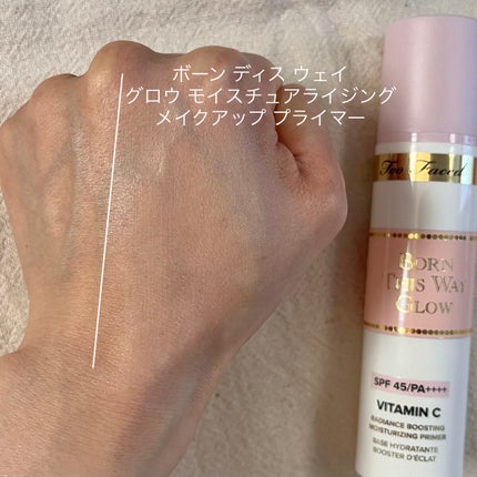 ボーン ディス ウェイ グロウ モイスチュアライジング メイクアップ プライマー/Too Faced/化粧下地を使ったクチコミ(2枚目)