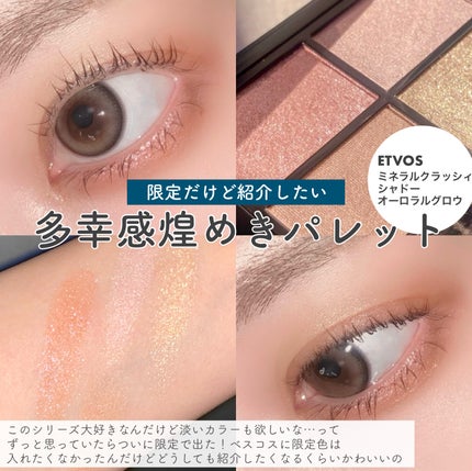 ミネラルクラッシィシャドー/エトヴォス/アイシャドウパレットを使ったクチコミ(5枚目)