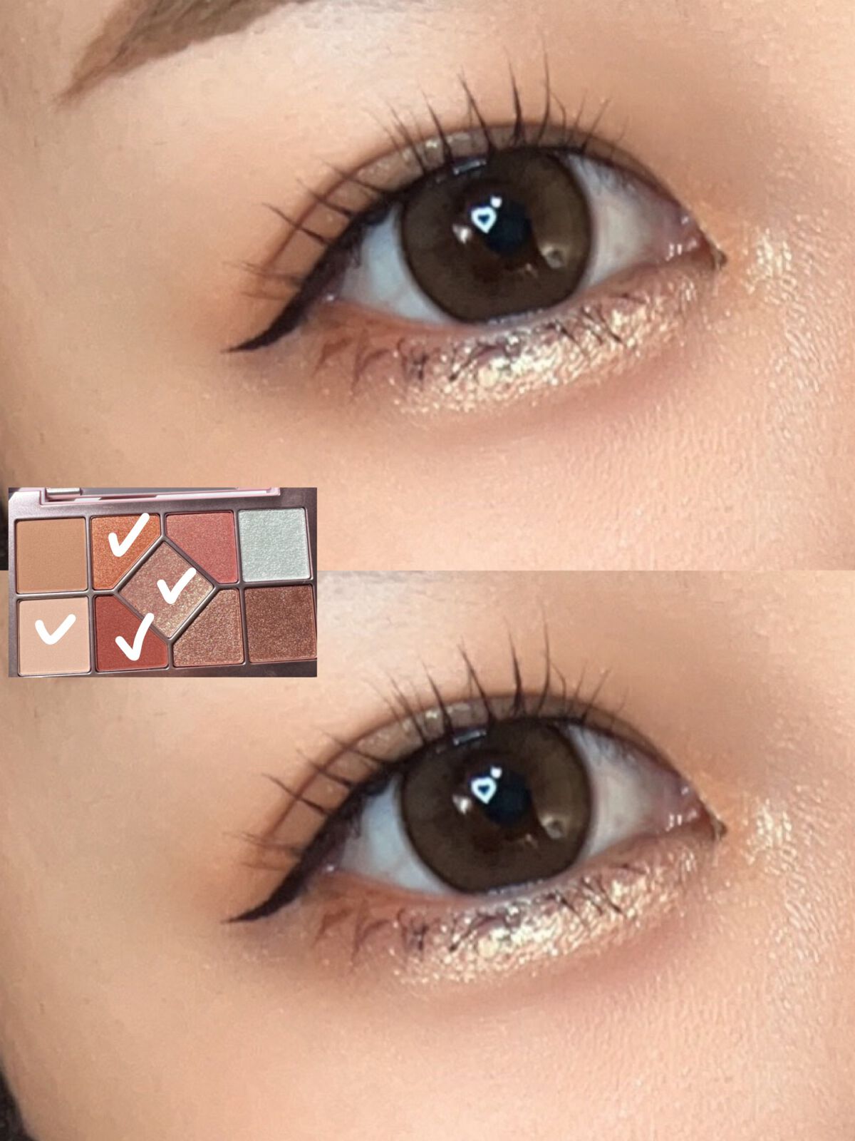 シャインユー アイシャドウパレット/frunflynn/アイシャドウパレットを使ったクチコミ（3枚目）
