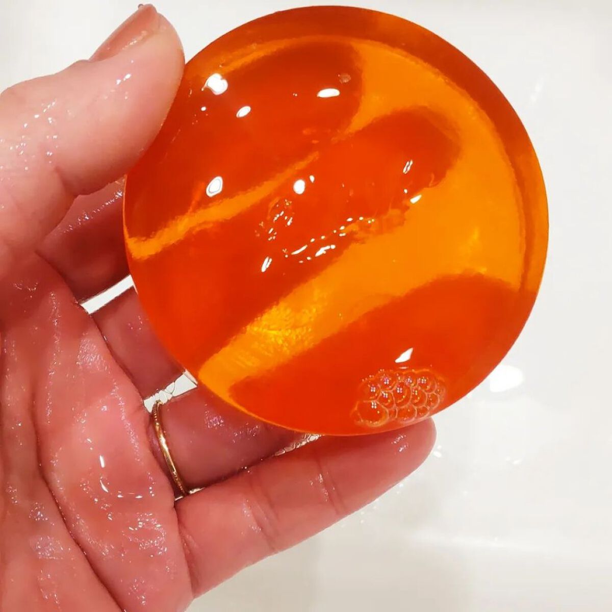 オイルインソープ/Lala Vie/洗顔石鹸を使ったクチコミ（2枚目）