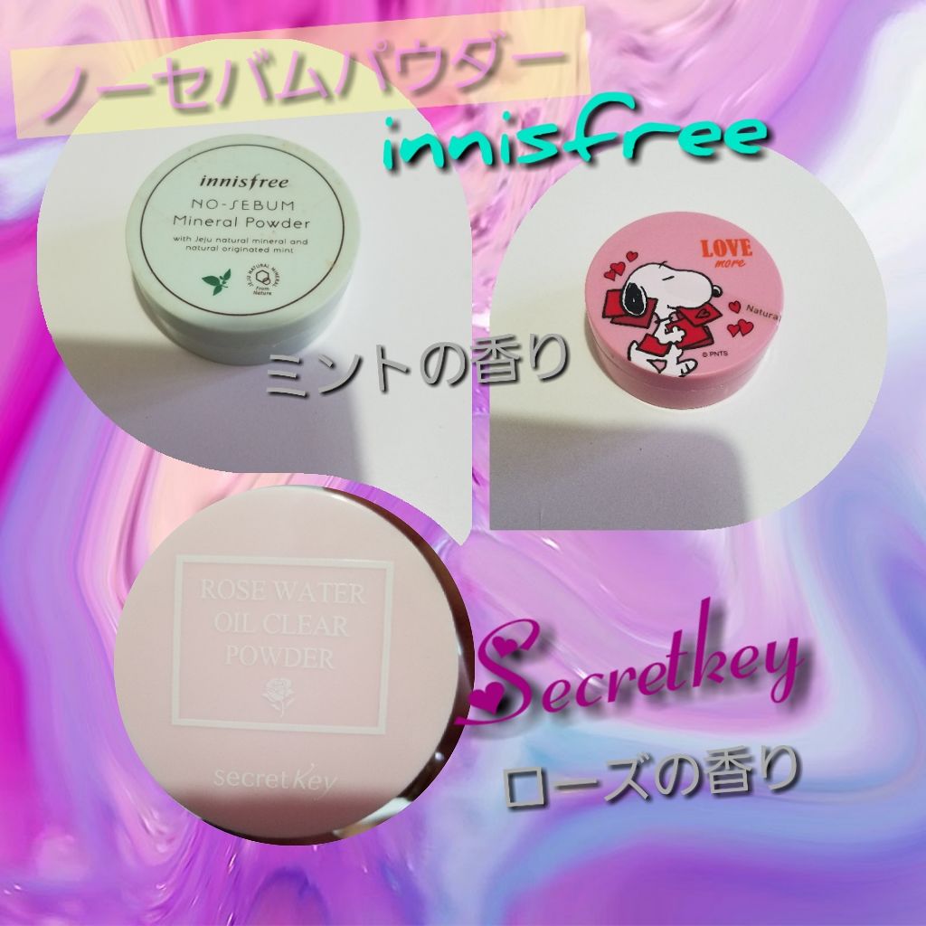 ROSE WATER OIL CLEAR POWER /SECRET KEY/ルースパウダーを使ったクチコミ（1枚目）