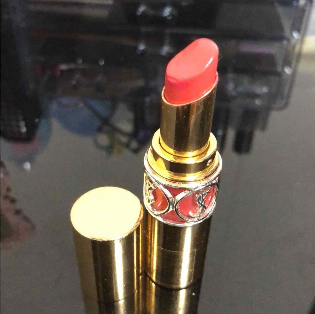 ルージュ ヴォリュプテ シャイン/YVES SAINT LAURENT BEAUTE/口紅を使ったクチコミ（1枚目）
