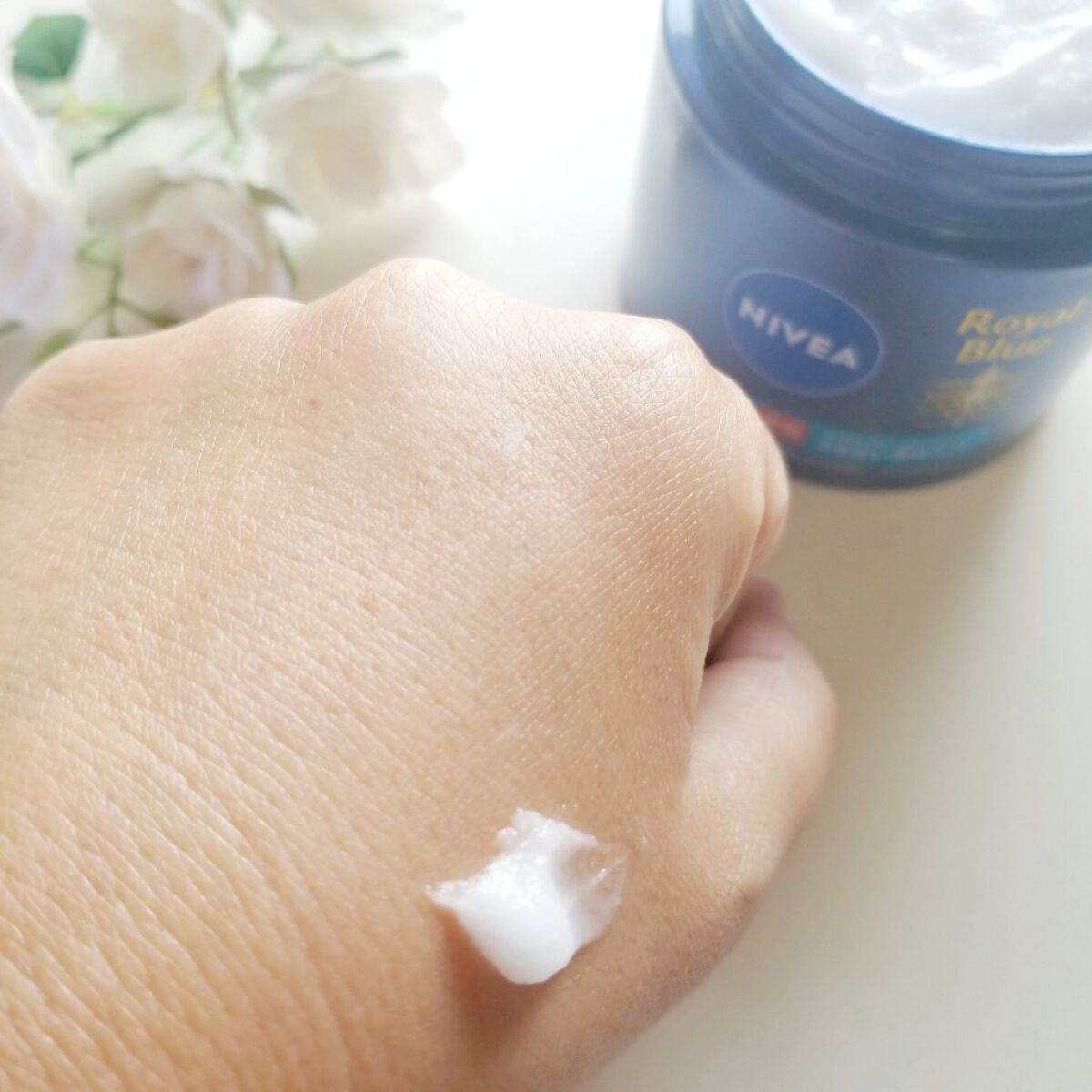 ニベア ロイヤルブルーボディクリーム うるおい密封ケア/ニベア/ボディクリームを使ったクチコミ(4枚目)