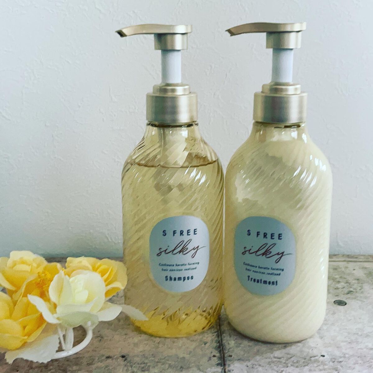 シャンプー シルキースムース／トリートメント シルキースムース /S FREE/市販シャンプーを使ったクチコミ（1枚目）