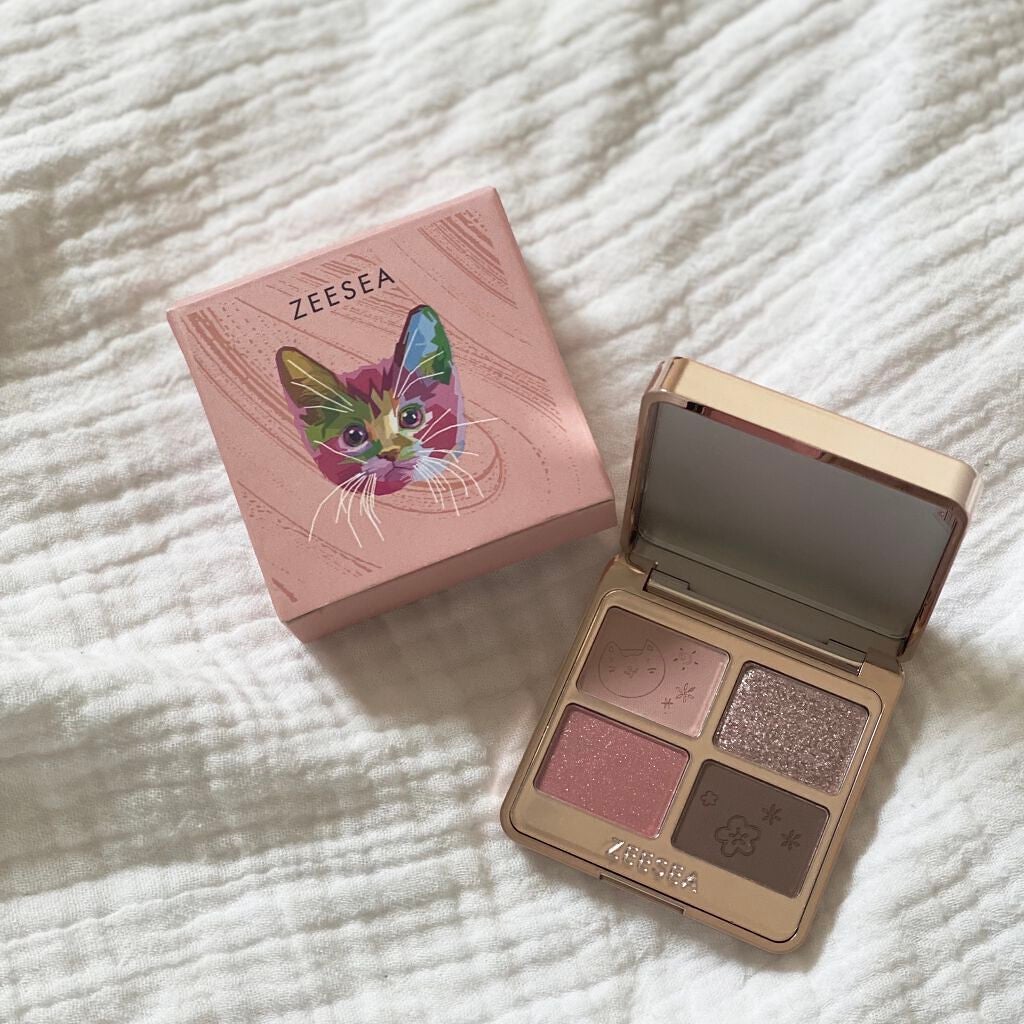 アニマルアイシャドウ(4シェード)/ZEESEA/アイシャドウパレットを使ったクチコミ(1枚目)