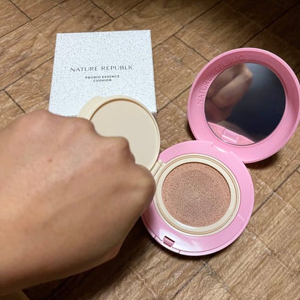 PROBIOエッセンスクッション/ネイチャーリパブリック/クッションファンデーションを使ったクチコミ(3枚目)