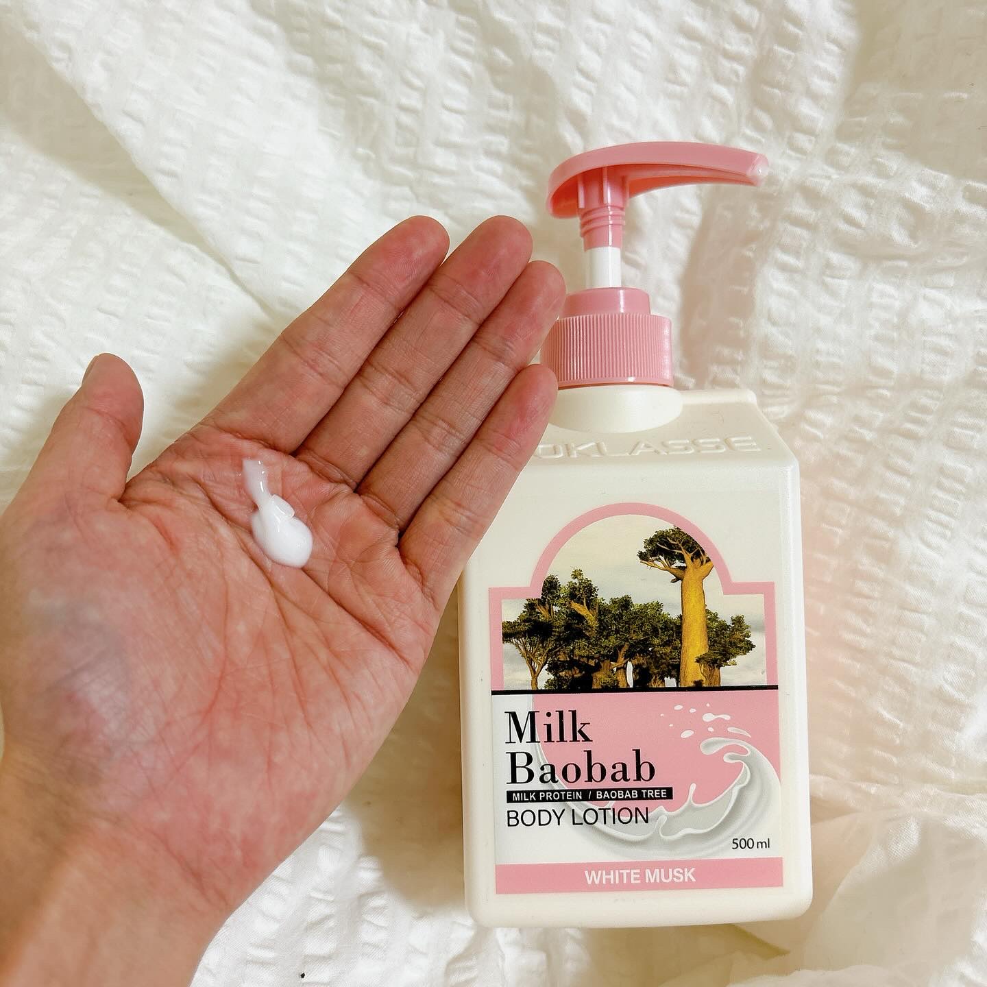 ミルクバオバブ パフュームボディローション ホワイトムスク/ミルクバオバブ/ボディローションを使ったクチコミ（2枚目）