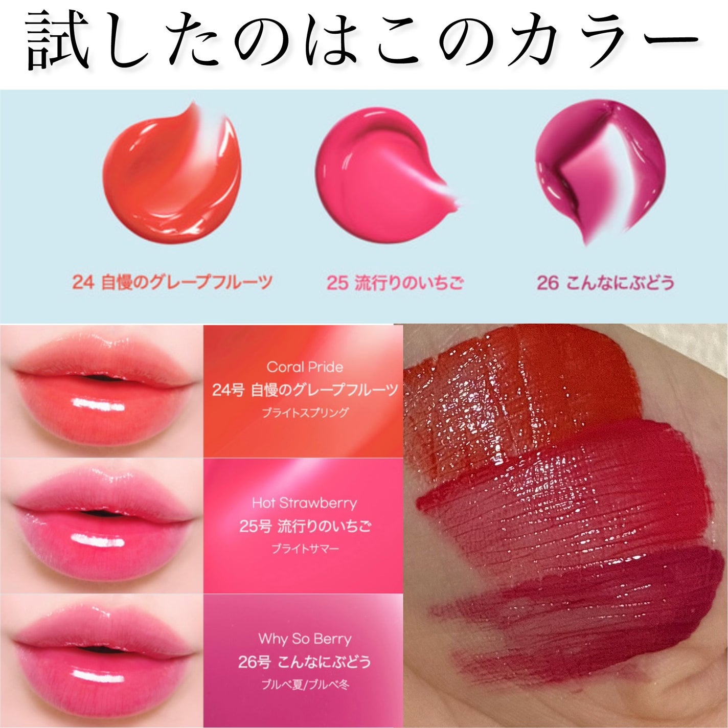 インク ムード グロイ ティント/PERIPERA/リップティントを使ったクチコミ(2枚目)