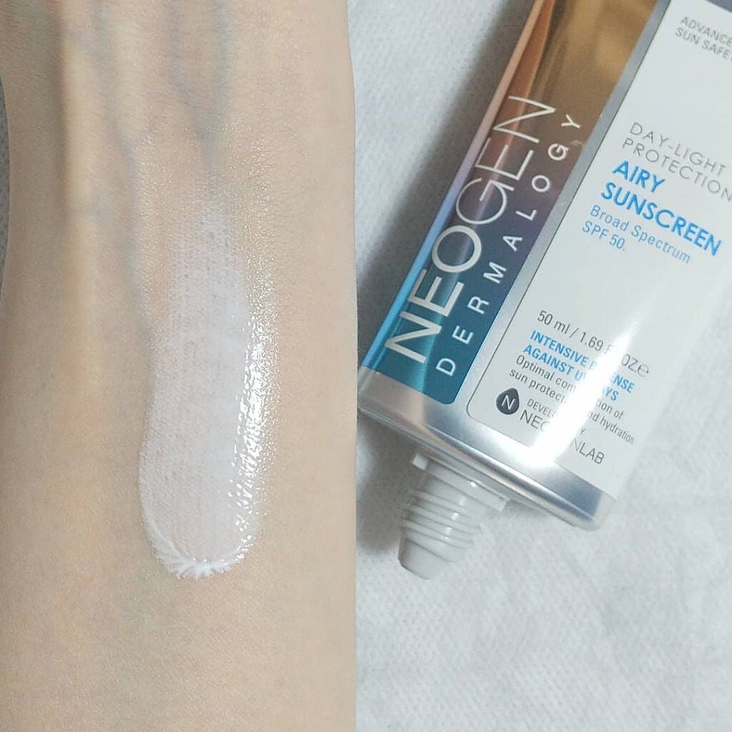 デイライトプロテクション エアリーサンスクリーン/NEOGEN/日焼け止め・UVケアを使ったクチコミ(4枚目)