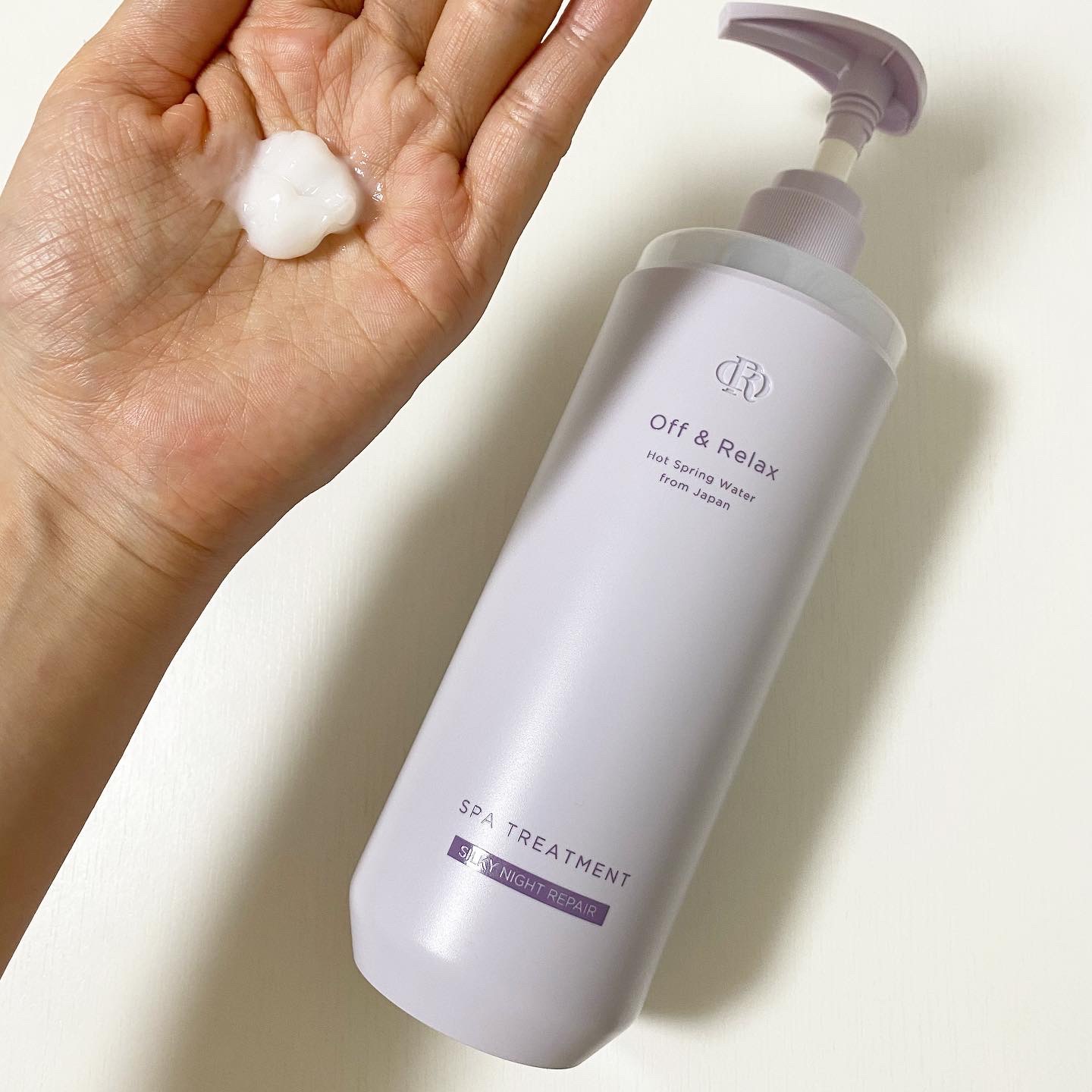 ＯＲ スパ・シャンプー／ヘアトリートメント シルキーナイトリペア/Off&Relax/市販シャンプーを使ったクチコミ（3枚目）