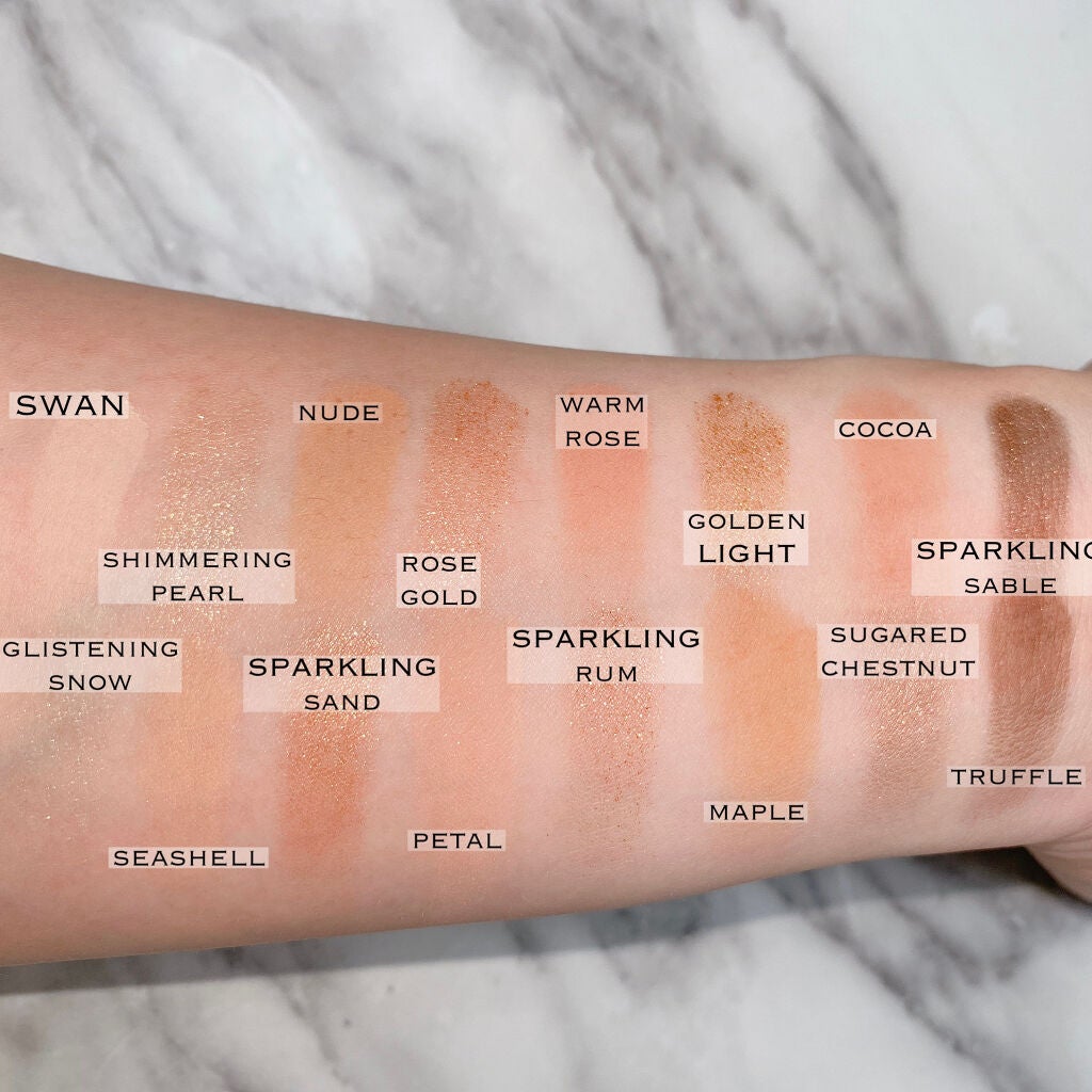 ボーン ディス ウェイ ザ ナチュラル ヌード アイシャドウ パレット/Too Faced/アイシャドウパレットを使ったクチコミ(4枚目)