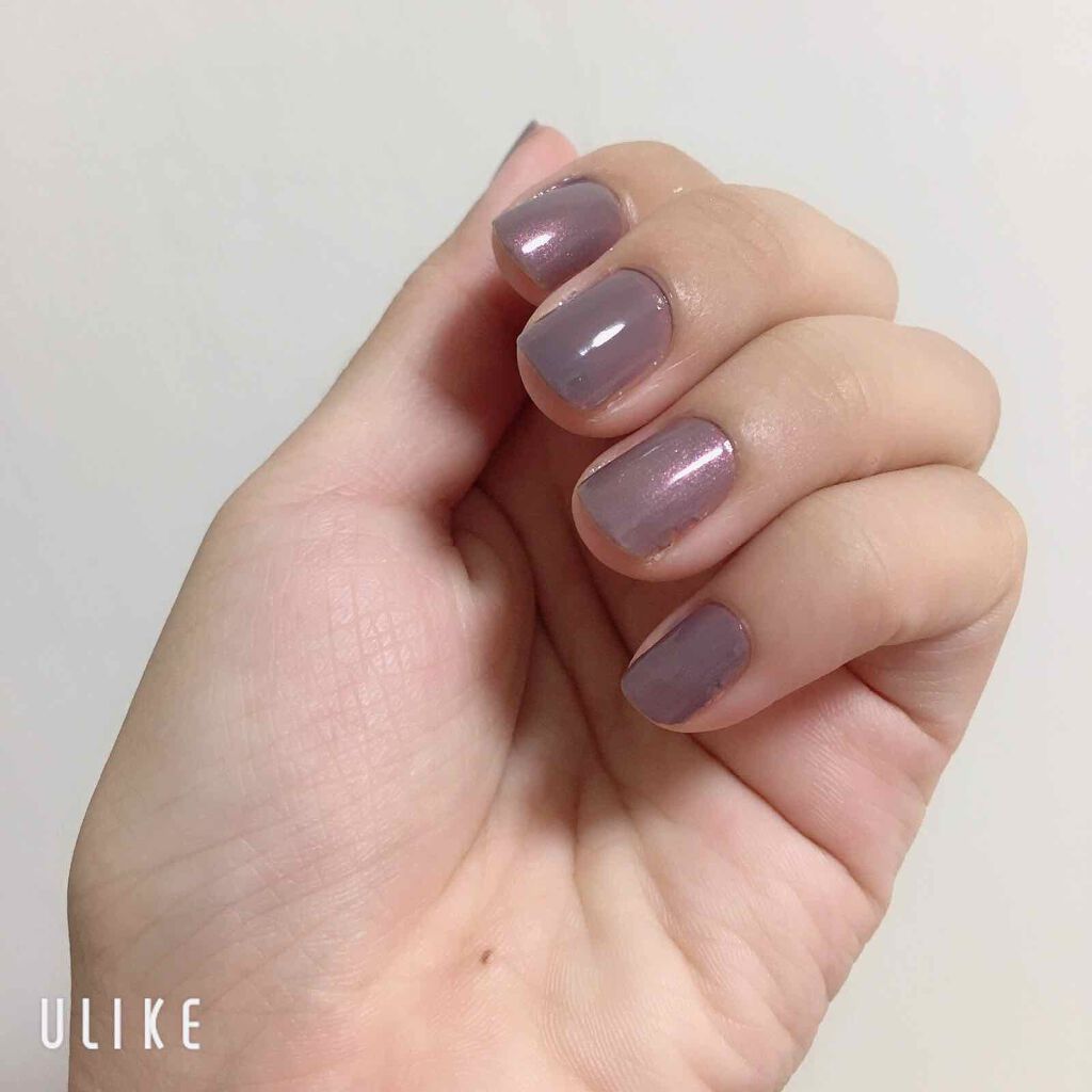 カラフルネイルズ N47 ダスキーパープル/キャンメイク/マニキュアを使ったクチコミ（2枚目）
