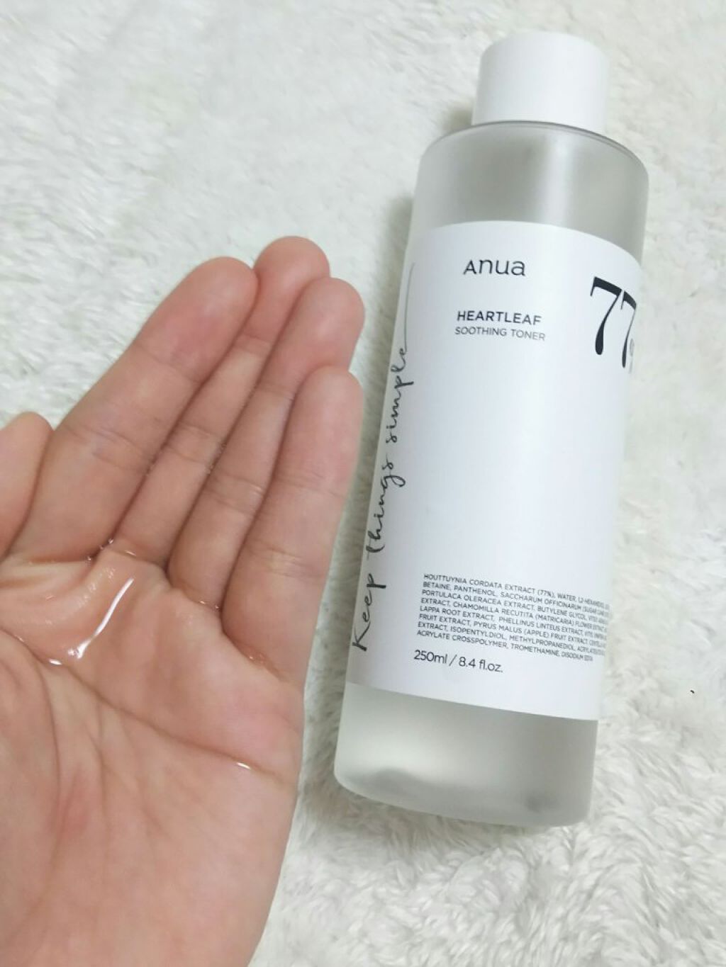ドクダミ 77 スージングトナー/Anua/化粧水を使ったクチコミ（2枚目）