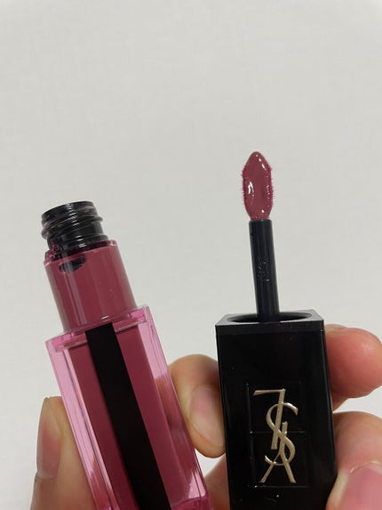 ルージュ ピュールクチュール ヴェルニ ウォーターステイン/YVES SAINT LAURENT BEAUTE/口紅を使ったクチコミ(4枚目)