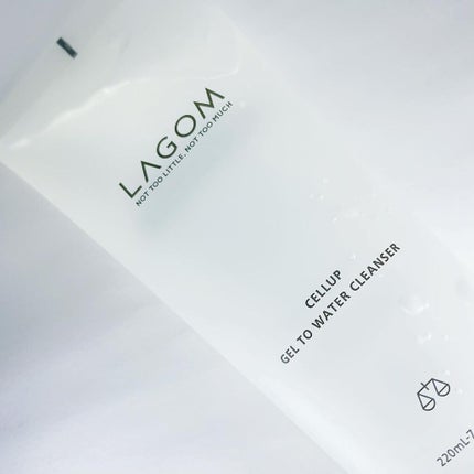 ラゴム ジェルトゥウォーター クレンザー(朝用洗顔)/LAGOM /その他洗顔料を使ったクチコミ(2枚目)