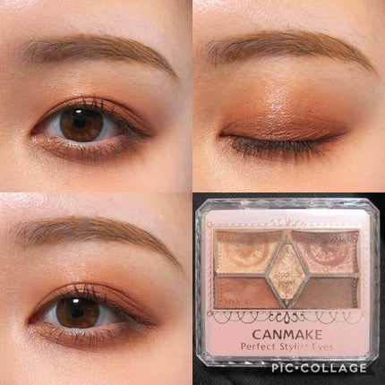 【旧品】パーフェクトスタイリストアイズ/キャンメイク/アイシャドウパレットを使ったクチコミ(1枚目)