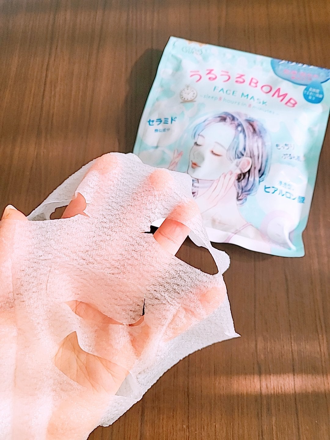 うるうるBOMBマスク/クリアターン/シートマスク・パックを使ったクチコミ(2枚目)