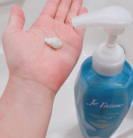 iP タラソリペア 補修美容液 シャンプー/トリートメント (モイスト&スムース)/Je l'aime/市販シャンプーを使ったクチコミ(2枚目)