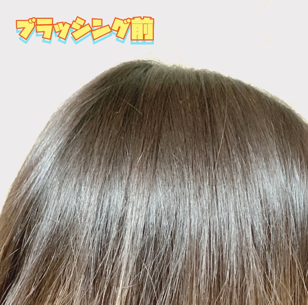 ブナ材ヘアブラシ ミックス毛/無印良品/ヘアブラシを使ったクチコミ(2枚目)