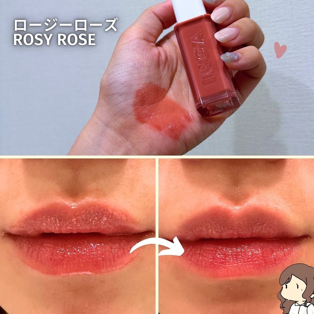 ウォーターグローリップティント/INGA/リップティントを使ったクチコミ(5枚目)