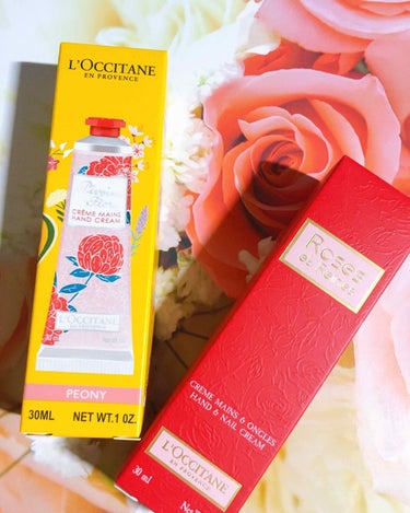 ローズ ベルベットハンド＆ネイルクリーム/L'OCCITANE/ハンドクリームを使ったクチコミ（1枚目）