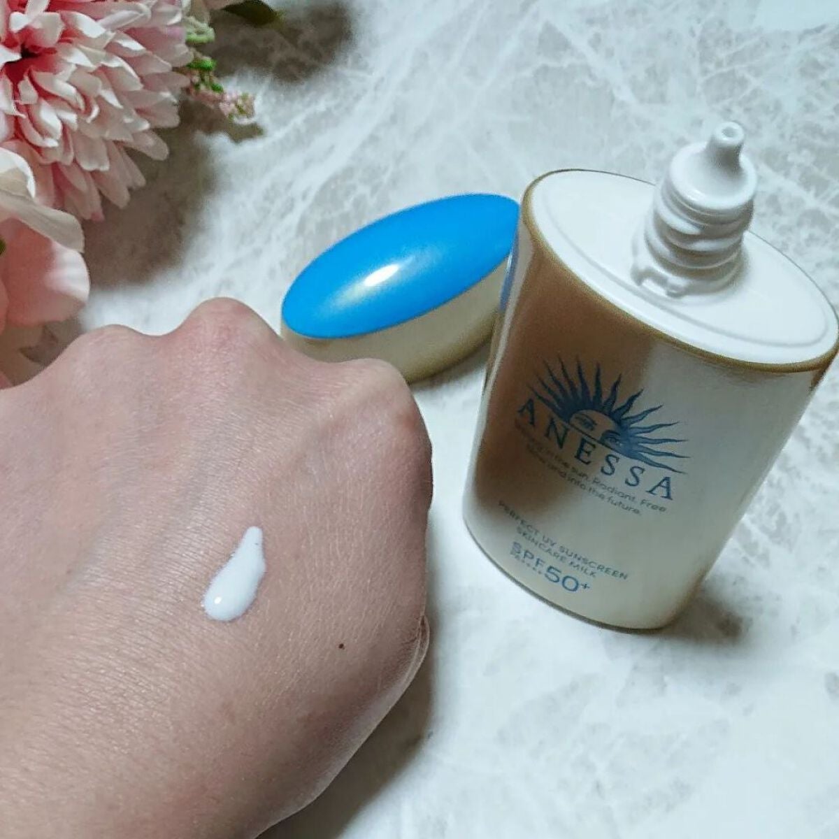 パーフェクトUV スキンケアミルク N/アネッサ/日焼け止め・UVケアを使ったクチコミ(4枚目)