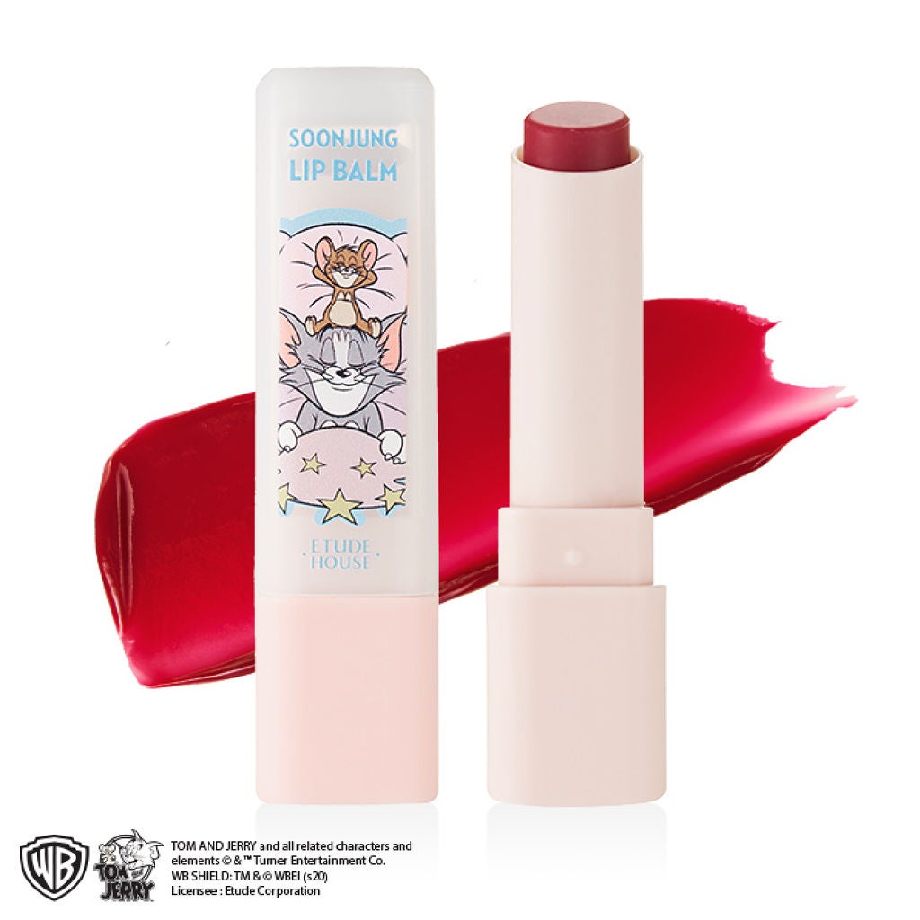 ラッキーフレンズ スンジョンリップバーム ナチュラルレッド