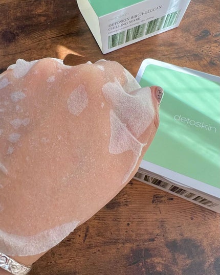 Birch-Glucan Chilling Mask/DETOSKIN/シートマスク・パックを使ったクチコミ(5枚目)