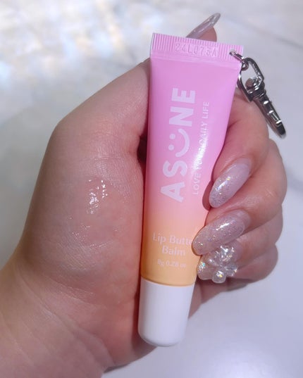 リップバターバーム/ASUNE /リップケアを使ったクチコミ(4枚目)