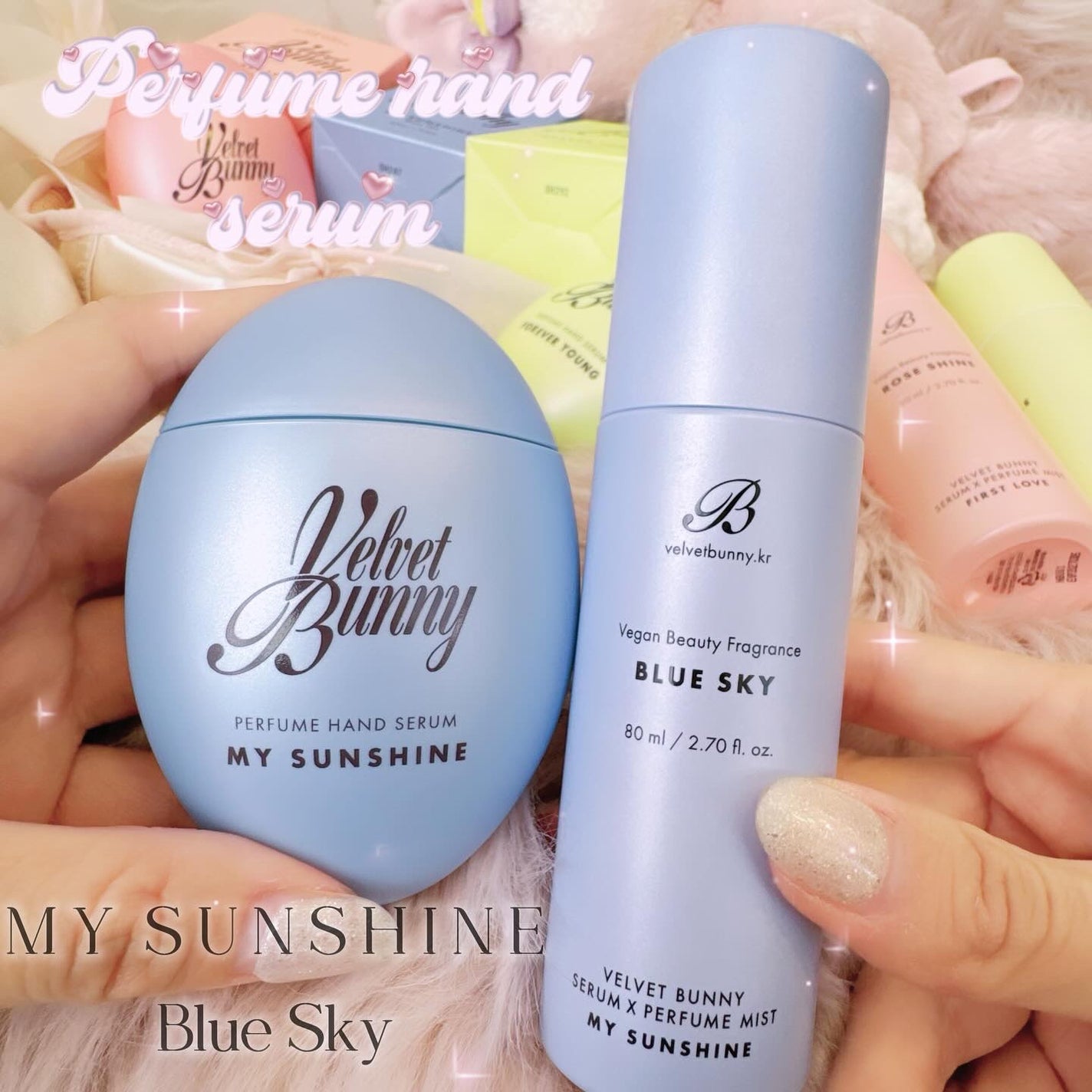 パフュームハンドセラム MY SUNSHINE/Velvet Bunny/ハンドクリームを使ったクチコミ(4枚目)