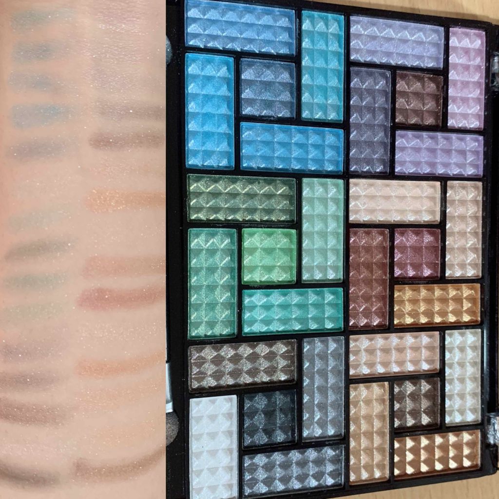 30COLORSEYESHADOWPALETTE/Dolly Angel/アイシャドウパレットを使ったクチコミ(3枚目)