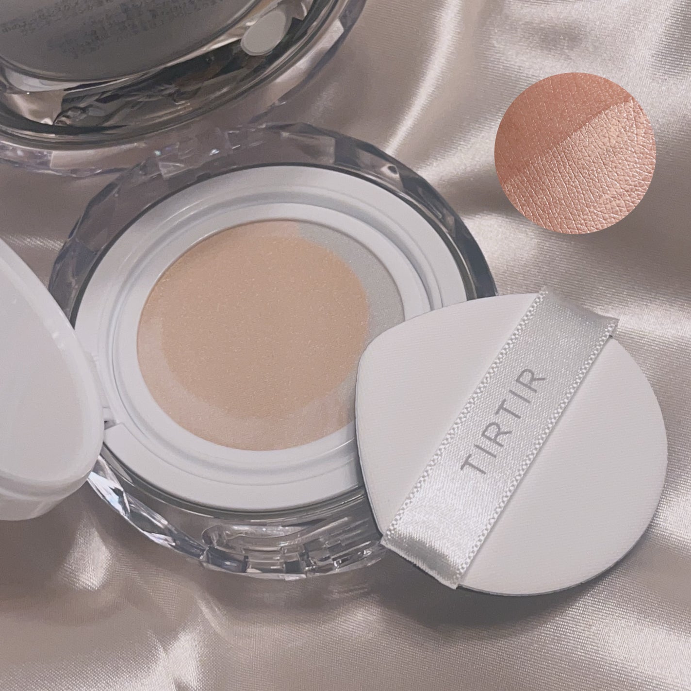 マスクフィット クリスタルメッシュクッション/TIRTIR(ティルティル)/クッションファンデーションを使ったクチコミ(2枚目)