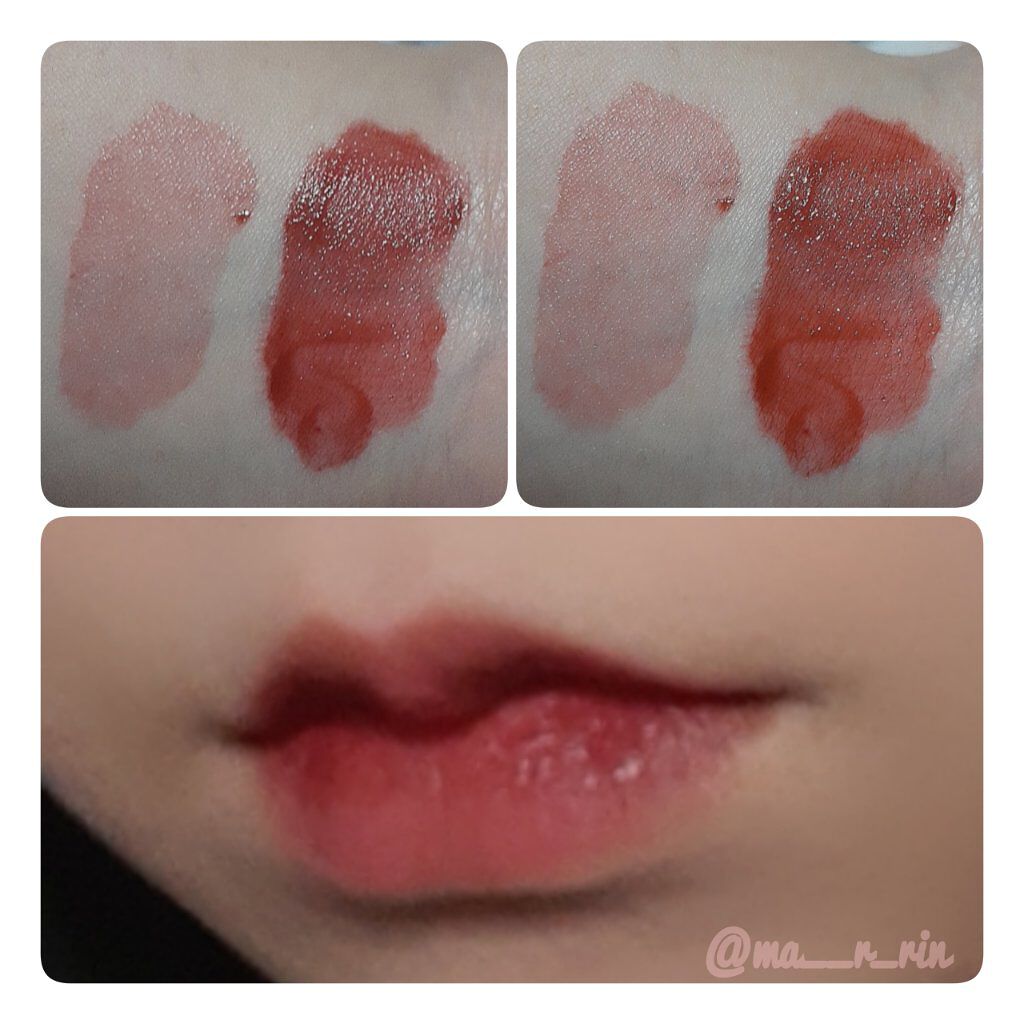 グリスニングウォータリングティント G05 ロックキャンディー/FlowerKnows/リップティントを使ったクチコミ（3枚目）